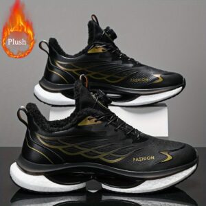 حذاء الشتاء الرجالي الفاخر: أناقة دافئة لكل خطوة