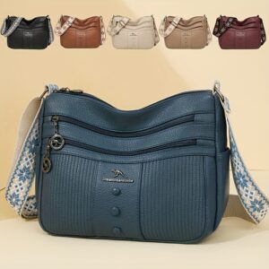 حقيبة الكتف الفاخرة 淘乐兔: أناقة عتيقة بلمسة بوهيمية ساحرة