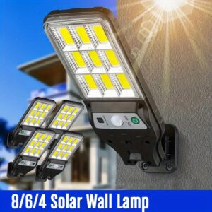 إضاءة عصرية، أمان بلا مثيل: مصابيح الحائط الشمسية الذكية