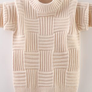 دفء الشتاء الأنيق: سويت شيرت الأطفال المحبوك بتصميم فريد!