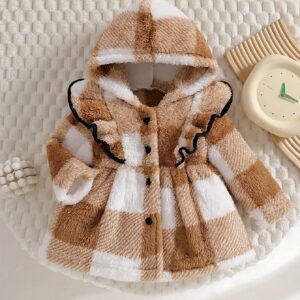 الدفء والأناقة تجتمعان: جاكيت الشتاء المزدوج لطفلتكِ المدللة!