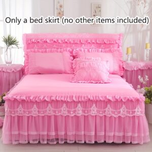 تنورة السرير "الأميرة": لمسة الفخامة والدانتيل الساحر