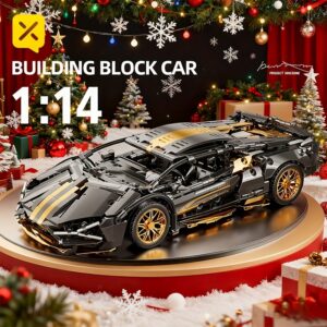 انطلق نحو الإبداع: سيارة السباق الفاخرة بالأسود والذهبي!