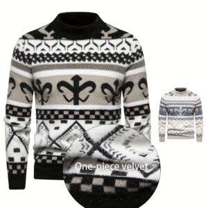 أناقة الدفء العصري: سترة رجالية محبوكة لكل مناسبة!