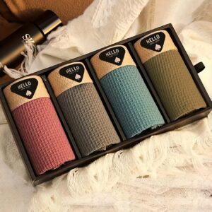 راحة لا مثيل لها وأناقة متجددة: بوكسرات آيس سيلك الرجالية (4 قطع)