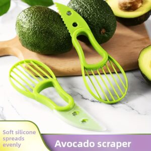 أداة المطبخ السحرية 3 في 1: تقشير، تقطيع، وتحضير الأفوكادو بلمسة!