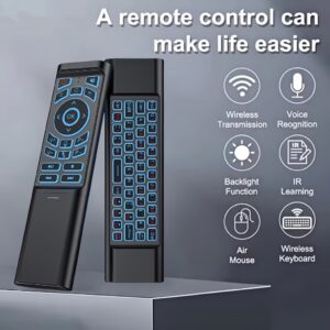 جهاز التحكم المتكامل: ماوس هوائي، لوحة مفاتيح، وإضاءة ساحرة!