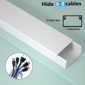 اللمسة المخفية: أناقة تلفازك المثبت على الجدار بلا فوضى!