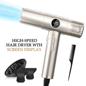 تألقي كالنجمات: مجفف الشعر الاحترافي بتقنية الأيونات والعناية الذكية!