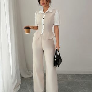 طقم نسائي أنيق بلمسة عصرية لراحة لا مثيل لها