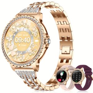 تألقي مع ساعة INNOFOVO الذكية الذهبية الوردية: شاشة HD، مكالمات لاسلكية، وأناقة لا تضاهى.