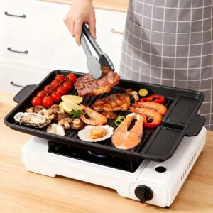 مقلاة الشواء السحرية: استمتع بالمذاق، وداعاً للدخان!