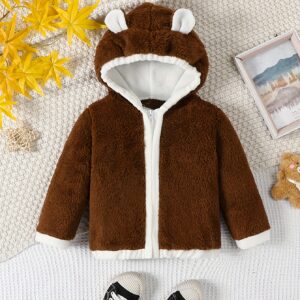 جاكيت الدب الصغير القطيفة: دفء لا مثيل له وجمال يأسر القلوب!