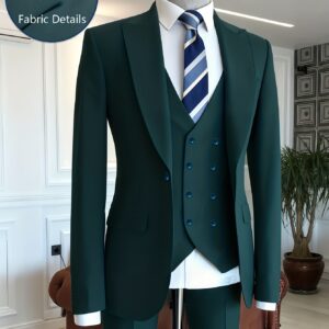 الأناقة الخالدة: بدلة رجالية كلاسيكية 3 قطع