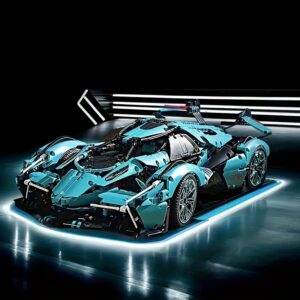 تحفة السرعة الزرقاء: تحدي البناء الفاخر لعشاق السيارات!