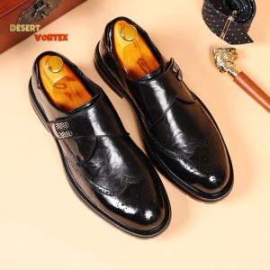 حذاء الجلد الفاخر: أناقة لا تُضاهى في كل خطوة