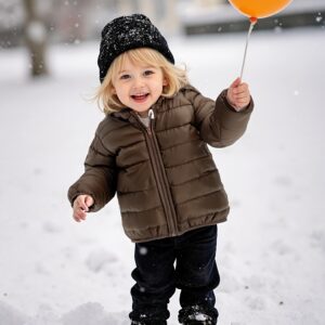 جاكيت الشتاء السحري: دفء ومرح لأميرتك الصغيرة!