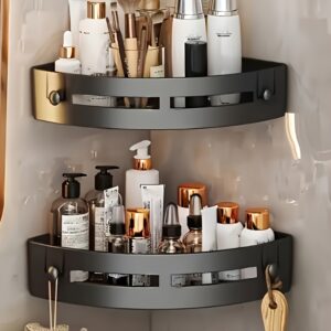 الرف الزاوي المبتكر: تنظيم بلا حفر، أناقة بلا صدأ!