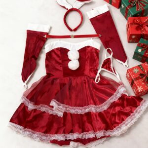 جاذبية الأعياد: طقم الأرنبة الساحر للحفلات الخاصة