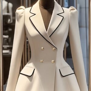 جاكيت بليزر نسائي أنيق: إطلالة احترافية ومريحة لموسمي الخريف والشتاء