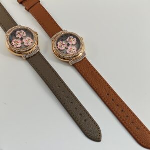 ساعة يد نسائية كلاسيكية: أناقة ريترو بحركة كوارتز دقيقة وحزام جلدي فاخر