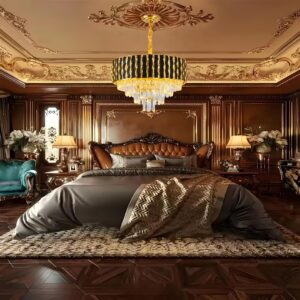 تألق منزلك: الفخامة العصرية بين يديك مع مصباح الكريستال الذكي!