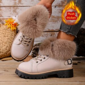 أناقة الشتاء الدافئة: بوت الكاحل المثالي لكل خطواتك!