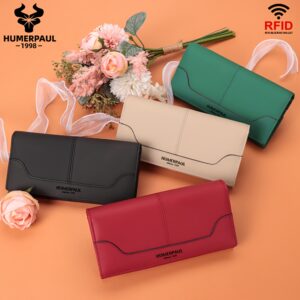 محفظة HUMERPAUL الجلدية الفاخرة: أناقة لا تضاهى وتنظيم مثالي للمرأة العصرية