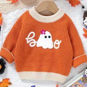 سويتر الهالوين الساحر: دفء ومرح لصغيرك!
