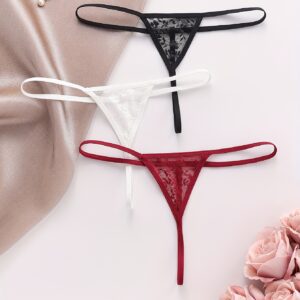 إغراء مخملي: طقم ثونغ نسائي فاخر 3 قطع