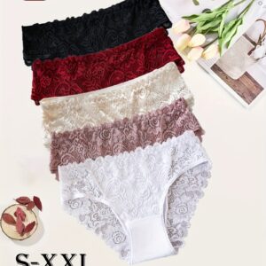 مجموعة الأحلام: 5 سراويل داخلية بلمسة دانتيل ساحرة وراحة لا تضاهى!