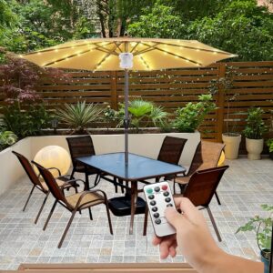 أضواء المظلة الساحرة: حول لياليك الخارجية إلى حلم مضيء!