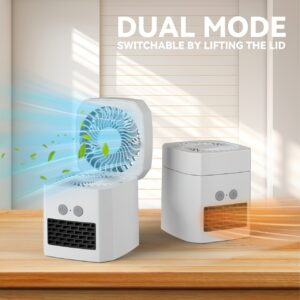 راحة فورية: دفاية ومروحة مكتبية لكل الفصول