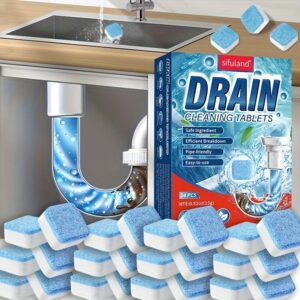 وداعًا لانسداد المجاري: أقراص التنظيف الفوارة فائقة الفعالية!