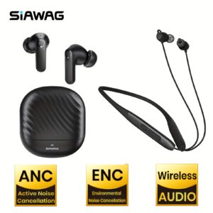 سماعات SIAWAG اللاسلكية: صوت نقي، راحة تدوم، وأداء لا يتوقف!