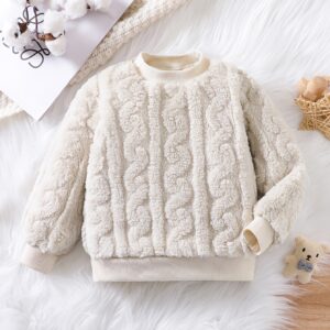 دفء الشتاء لأبطالك الصغار: بلوزة مبطنة بالفرو لراحة لا تضاهى!