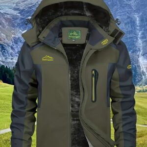 دفء لا يُقاوَم: جاكيت الرجال الحراري للمغامرات الشتوية
