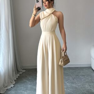 أفرول نسائي أنيق بتصميم غير متماثل: أناقة عصرية لمختلف المناسبات