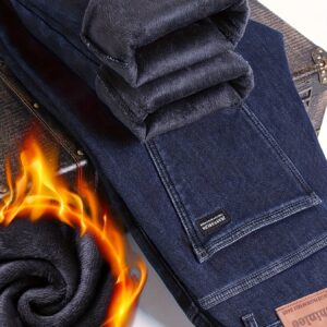 جينز الشتاء الرجالي الفاخر: دفء وأناقة في قطعة واحدة!