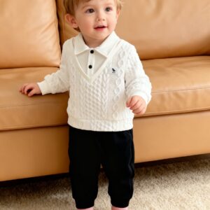 طقم الأناقة الرياضية لطفلك: ربيع وخريف مريح وعصري!