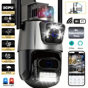 الأمان المطلق بين يديك: كاميرا المراقبة اللاسلكية الذكية بدقة 6MP