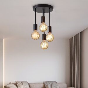 ثريا الأناقة السوداء: إشراقة عصرية تُحيي منزلك