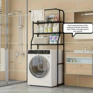 منظم BRAIDOL الشامل: رف معدني 4 طوابق لحمامك المتألق!