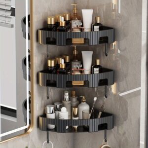 منظم الزاوية اللاصق: حمام أحلامك... بلا فوضى أو حفر!