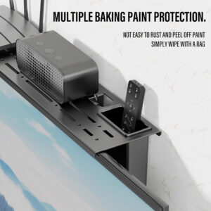 رف الشاشة الذكي: حل التنظيم والترفيه المتكامل