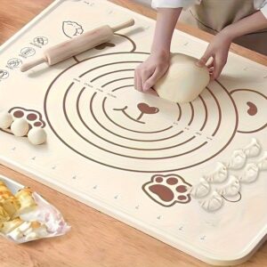 اكتشف متعة الخبز والعجن: بساط السيليكون الفاخر لمطبخك