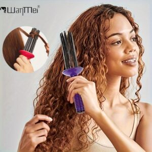 فرشاة التكثيف والتجعيد اليدوية: سر شعركِ الجذاب!