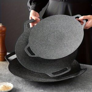 فن الطهي الأصيل: طقم مقالي حديد الزهر الاحترافي 4 قطع