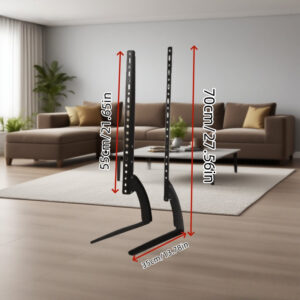 ارتقِ بتجربة مشاهدتك: حامل التلفاز الأرضي الفاخر