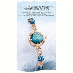 ساعة نسائية فاخرة 'قلب المحيط': أناقة متلألئة لكل إطلالة